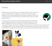 Epilepsy Canine Genetics Centre
